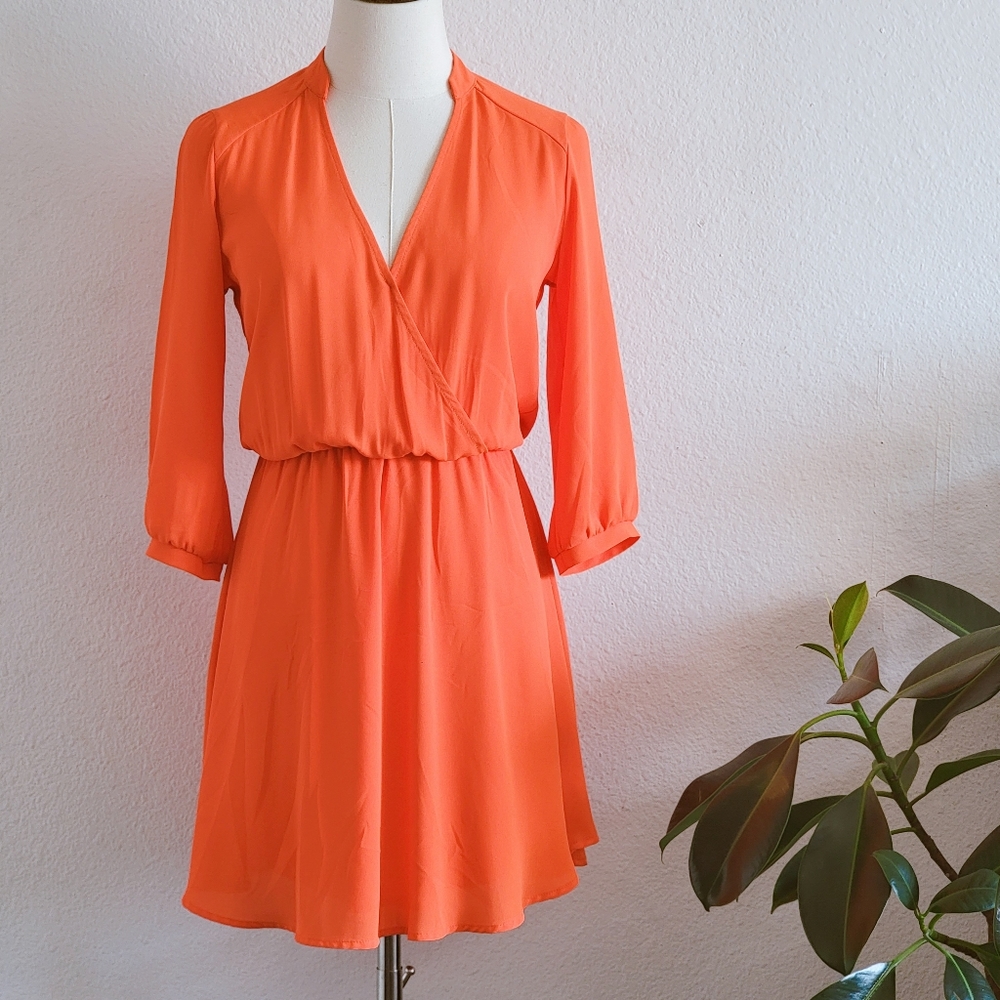 🆕️ Lush Kendal Surpluce Faux Wrap Dress